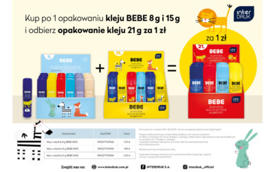 Promocja Kleje BEBE Interdruk